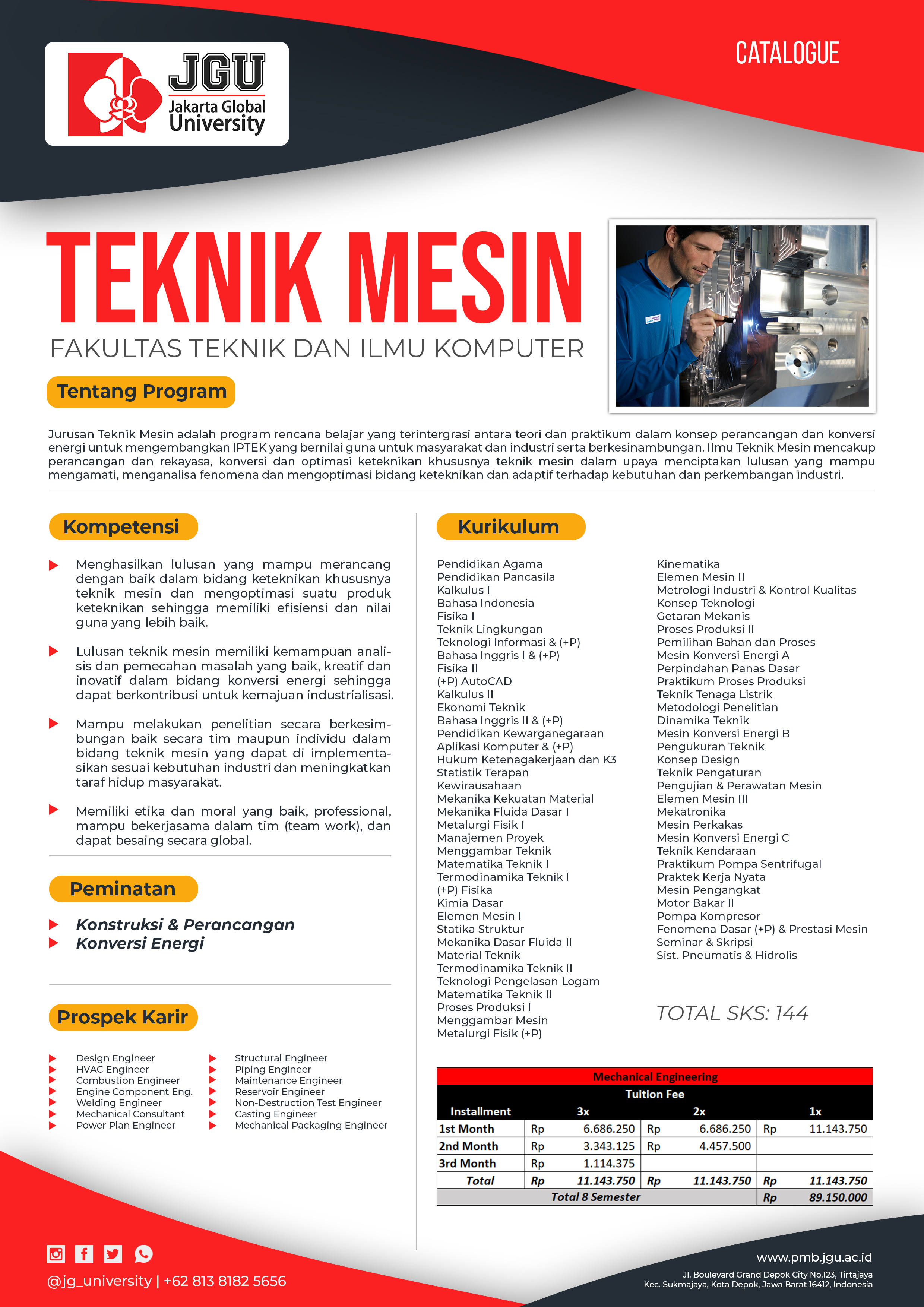 Teknik Mesin - Jakarta Global University